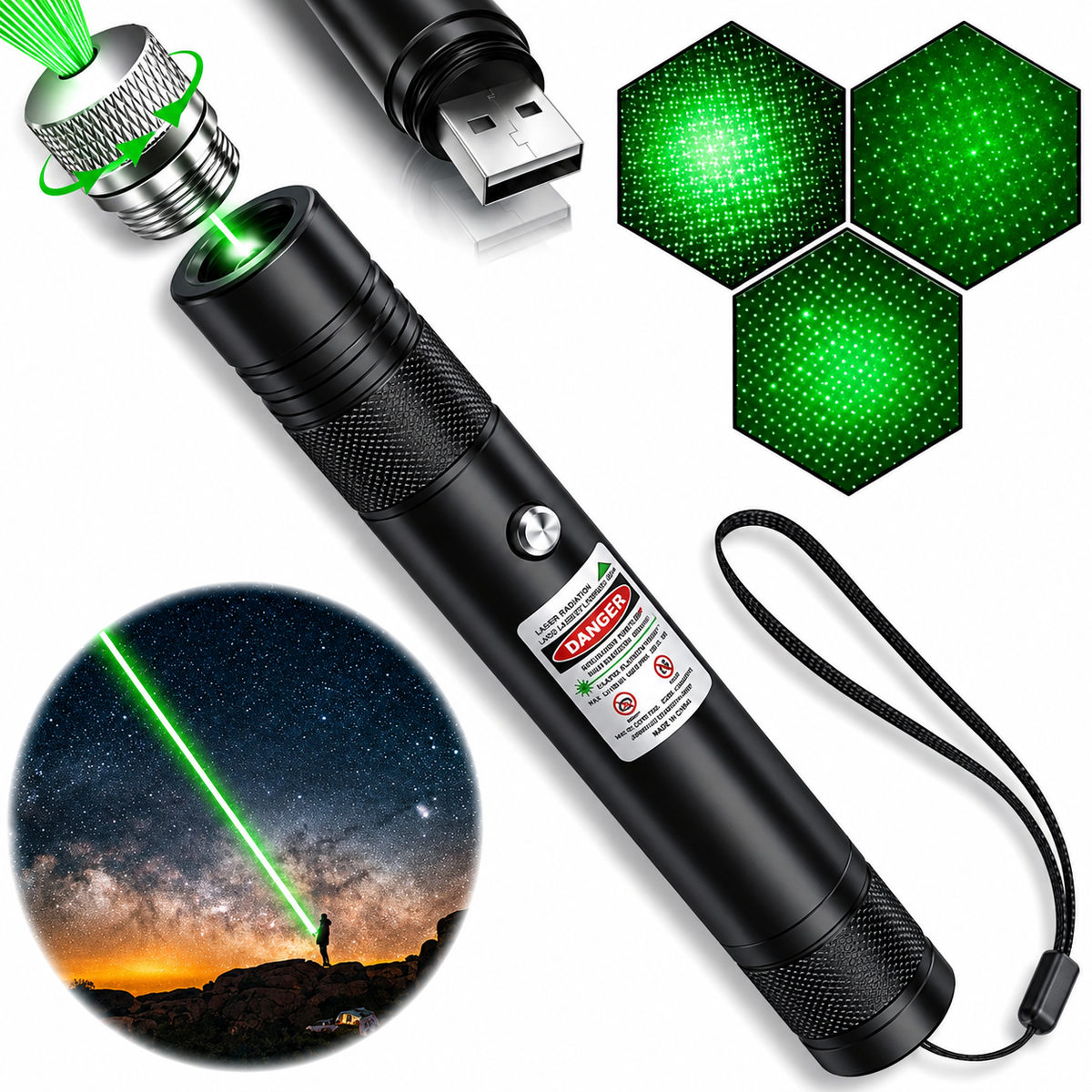 Green Single Point Laser Light – Free Shipping