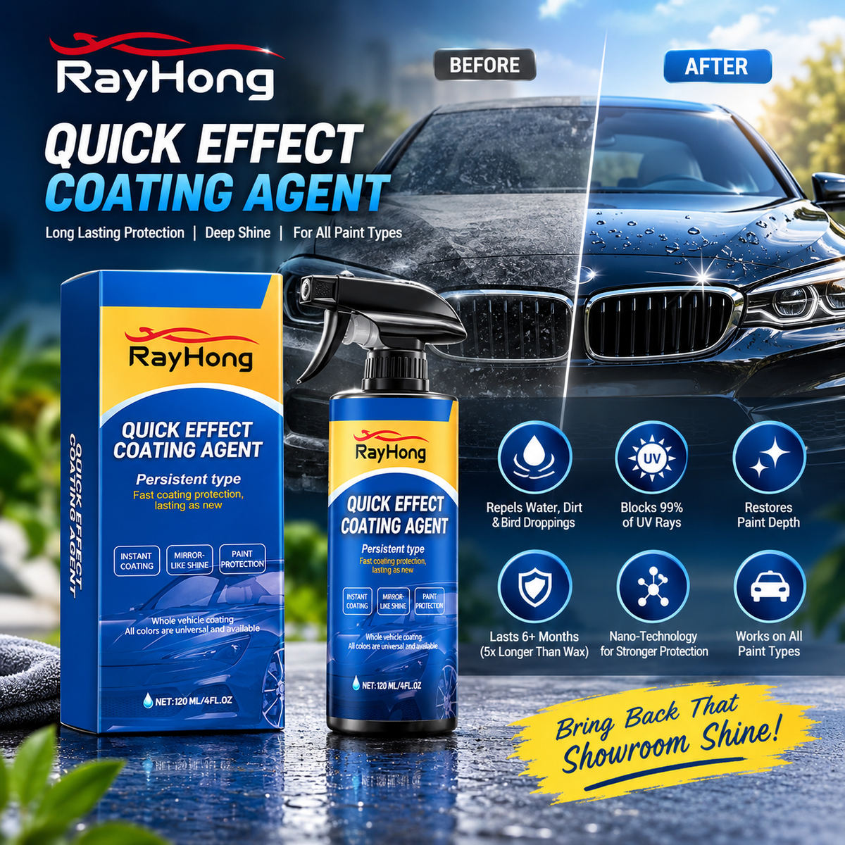 Car Coating Spray for Shine & Protection (FREE SHIPPING)