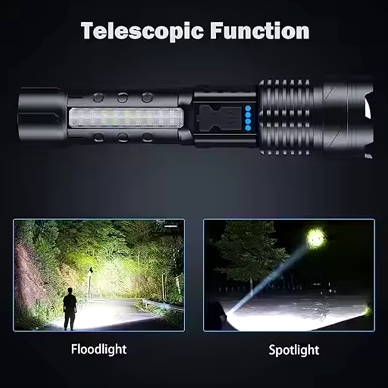 (BUY 1 GET 1 FREE) USB Rechargeable LED Torch