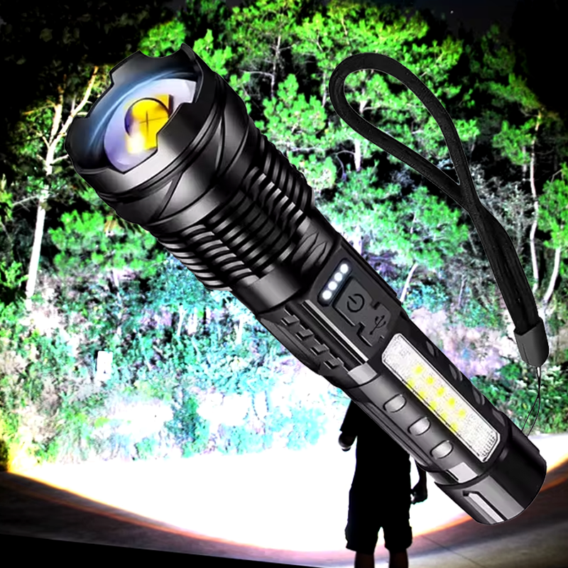(BUY 1 GET 1 FREE) USB Rechargeable LED Torch