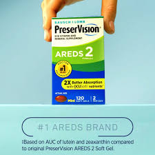 PreserVision AREDS 2 Eye Vitamin & Mineral Supplement – 120 Mini Soft Gels